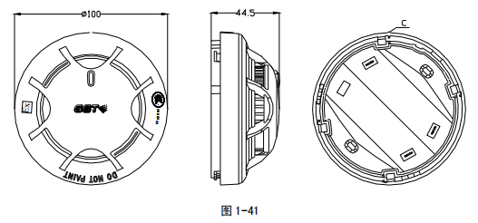 南京海灣JTY-GF-GST9711(Ex)型點型光電感煙火災(zāi)探測器安裝參數(shù)
